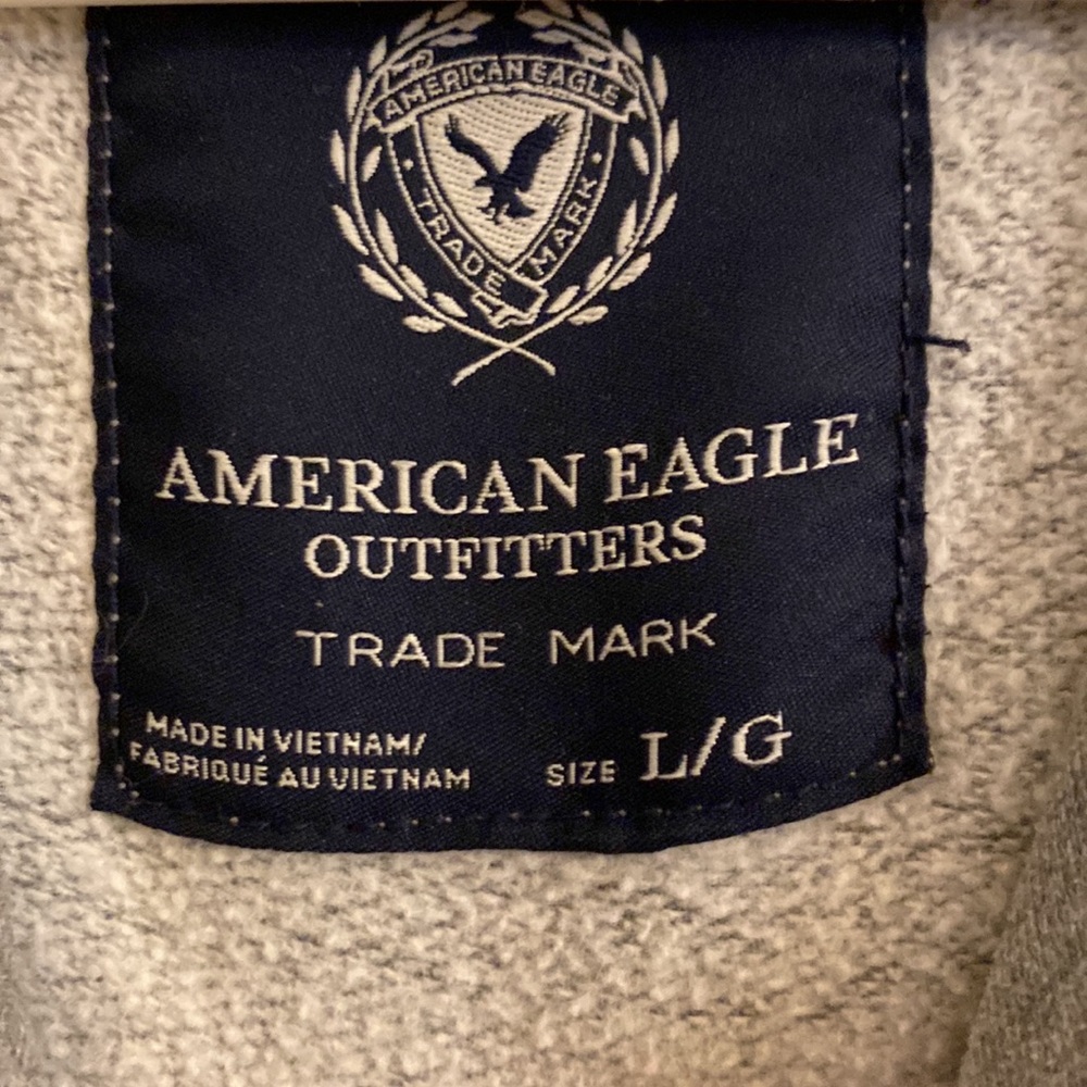 Vintage American Eagle Hooded Sweat Shirt. Size L - Picture 3 of 4